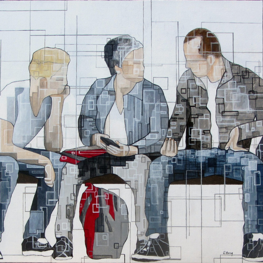 ''Interrogation''-N°10217( 46x65 )